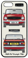 Triumph TR6 1969-76 (wire wheels) Phone Cover Vertical